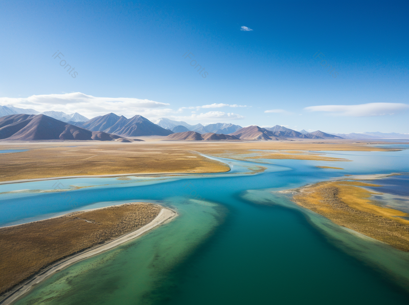 清澈湖面蓝天白云晴空万里实拍摄影图,高清,摄影图,摄影图片,图片大全,摄影图免费下载